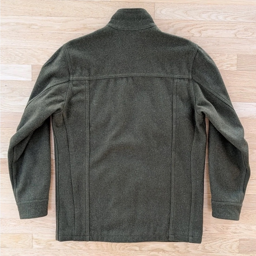 RARE Filson Greenwood Green Wool Cruiser Jacket Medium Moleskin Lined Coat USA - Picture 4 of 16